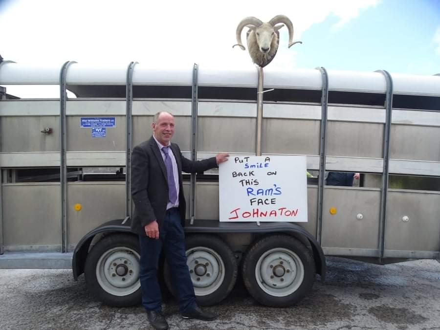 Sean McNamara, sheep farming in Ireland, protests