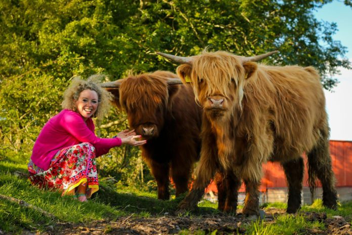 Michelle Shaughnessy, Highland cattle, Longford