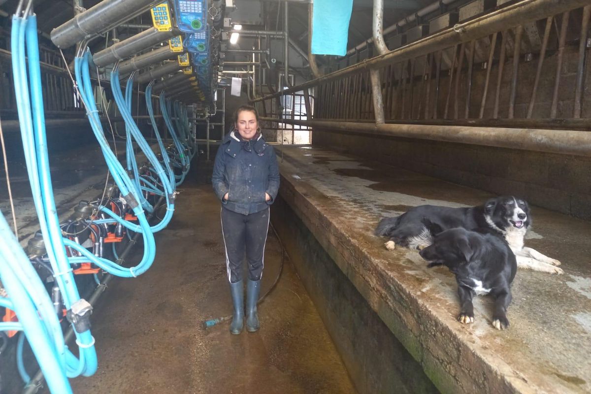 Karen O'Connor, machinery, farm girl, women in ag, dairy farm, dairy farmer