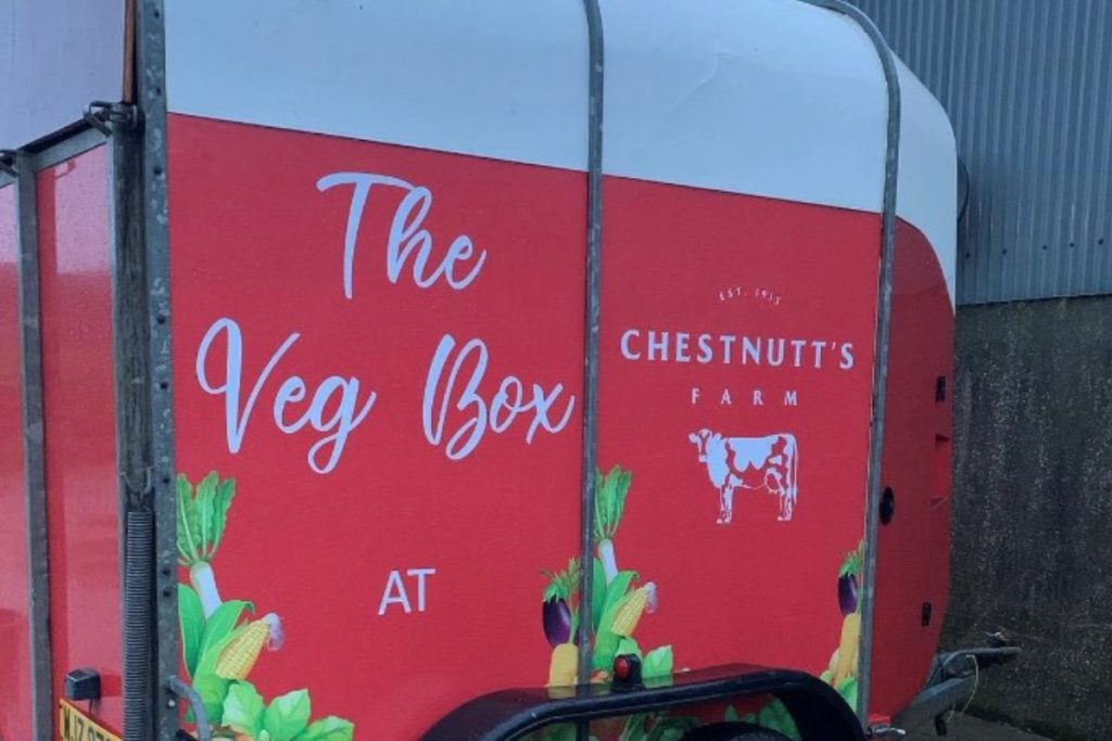 Chestnutt Farms is just outside Portrush, along the scenic Causeway Coast. The farmers' newest newest business adventure, The Milk Hut.