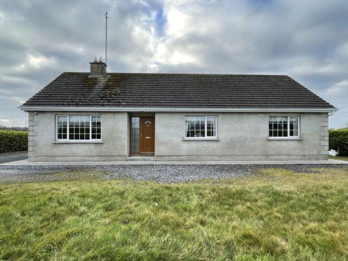New to the market and carrying a €249,000 price guide is a four-bedroom detached residence in Co Longford.