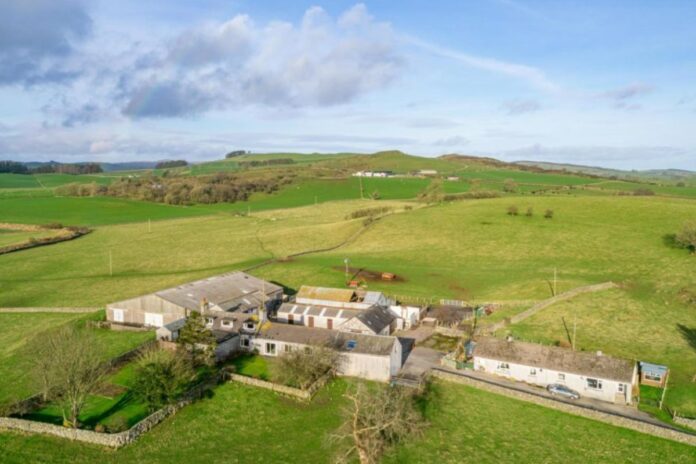 VIDEO: 52ac stock rearing farm with farmhouse and 2 cottages