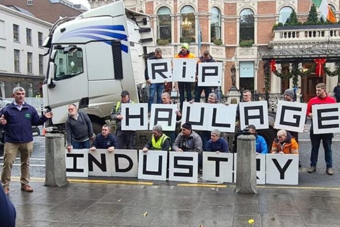 Irish Truckers and Haulage Association Against Fuel Prices