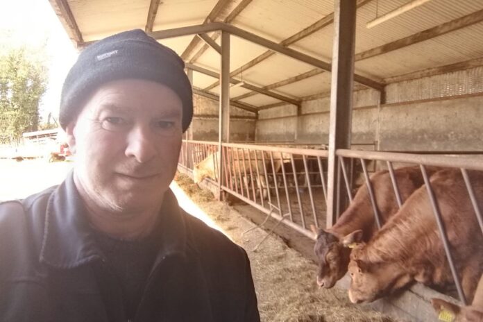 Farmer, Maurice Brady, chairman of Cavan IFA, from Laragh, Cavan, farms 90 Limousin and Charolais beef cattle on 100-acres.