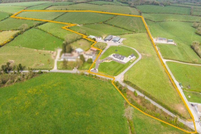 Property for sale in Ireland: South View Farm, Tullyweel, Kilmainhamwood, Co. Meath, contains a residence on circa 20-acres of land.