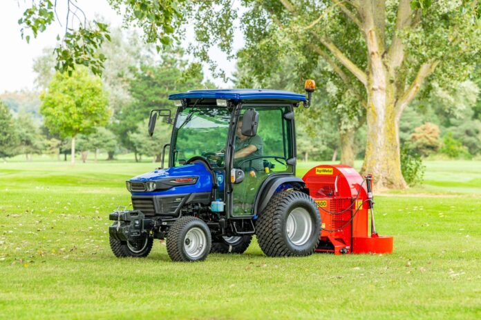 Machinery News in UK: Steven Haynes, tractor sales manager for Reesink Turfcare, discusses FT26 and FT26H tractors from Farmtrac.