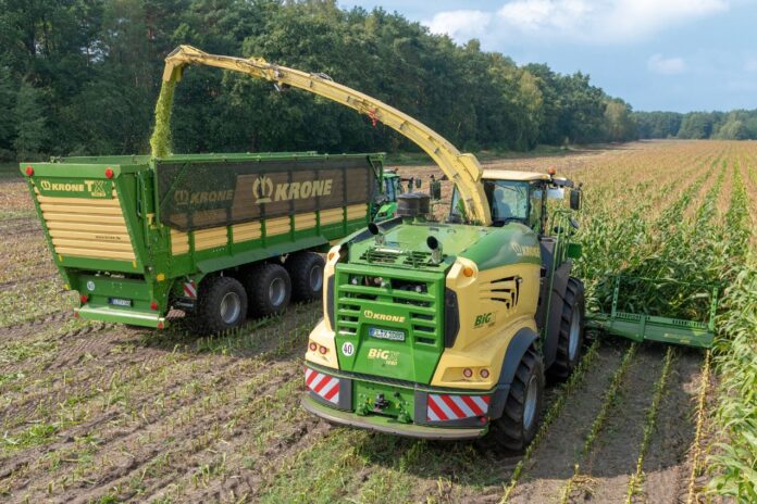 Krone had added two new V12 forage harvester machines to its range in the form of the Big X 980 and Big X 1080.