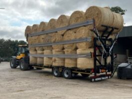 Farm machinery: The bale securing mechanism from Morris Trailers takes a different approach to securing bales for transport, as Ken explains.