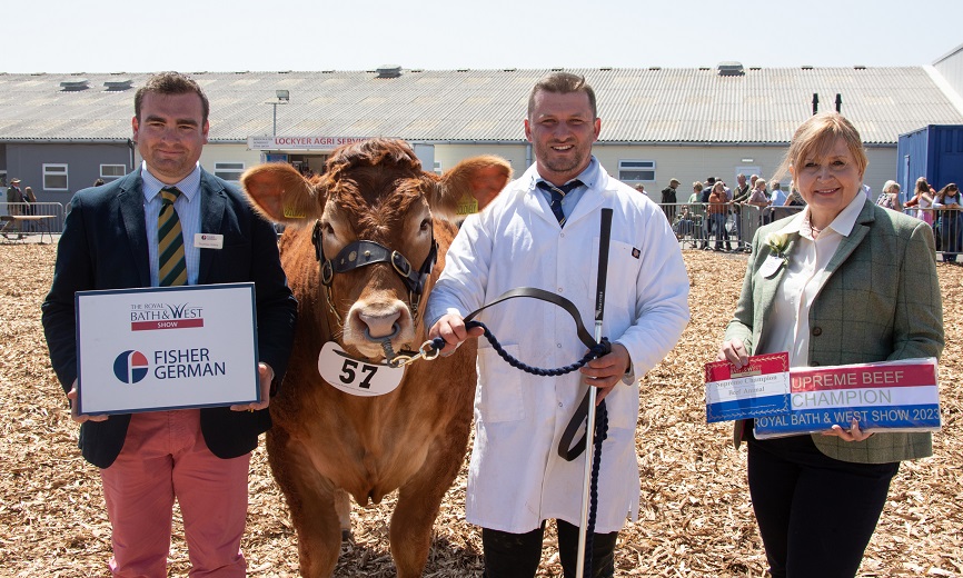 Competition was strong as beef cattle kick-started the interbreed championships at the Royal Bath & West Show in the UK on Thursday.